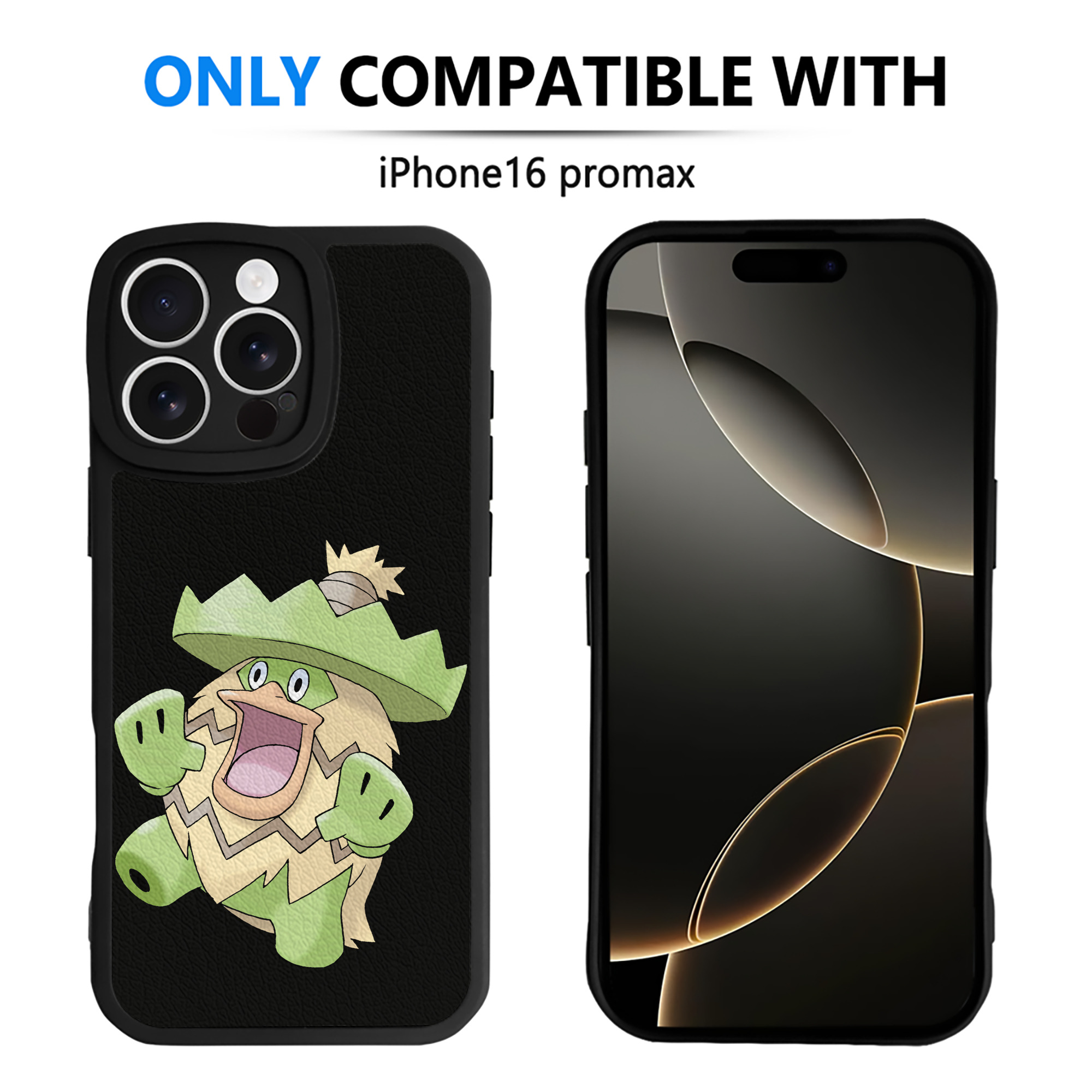 （画像用） ポケットモンスター Pokémon 【iPhone 16シリーズ対応】シリコンスマホケース（レザー調） 材質：シリコン